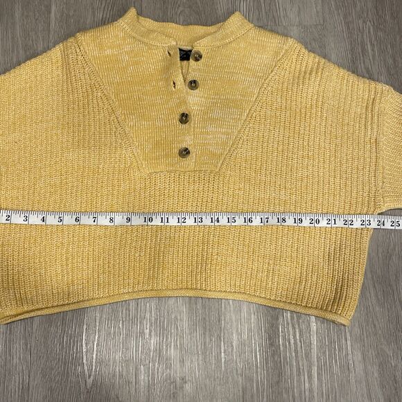 Womens Sweater Large Knitted Cropped Winter Boxy Relaxed Fit Soft Cozy Casual - Picture 4 of 7